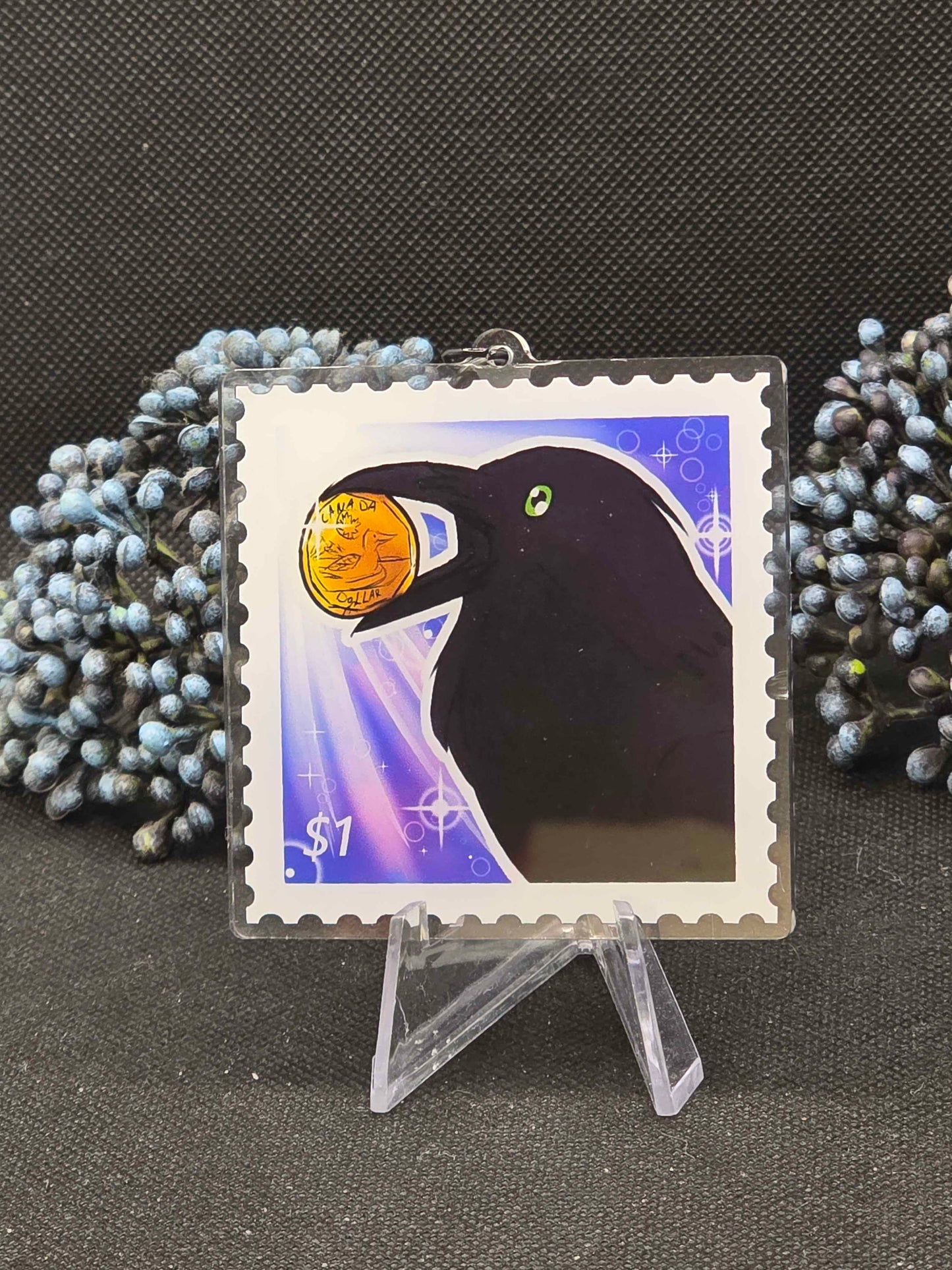 Raven Stamp Keychain Series 2
