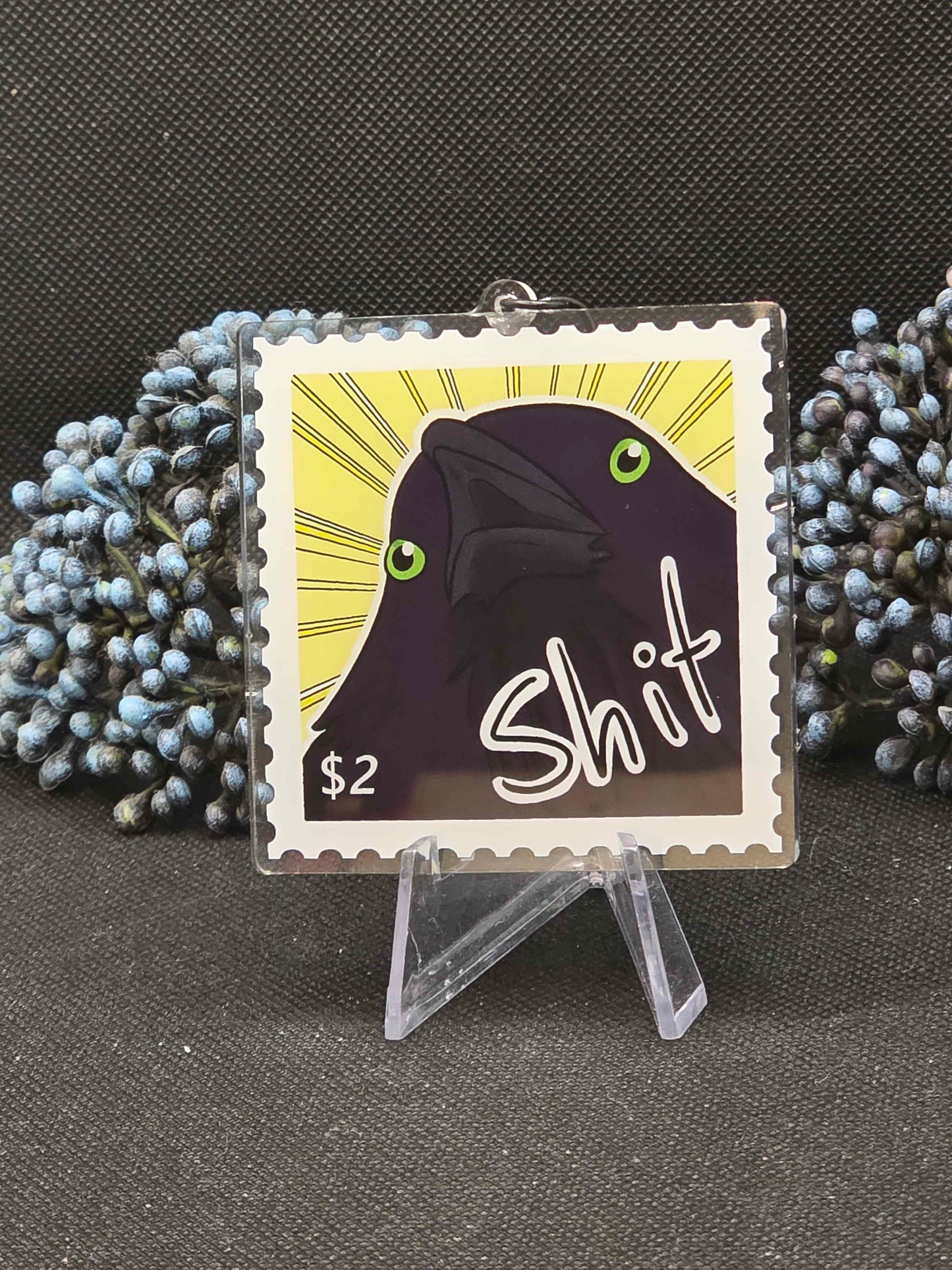Raven Stamp Keychain Series 1