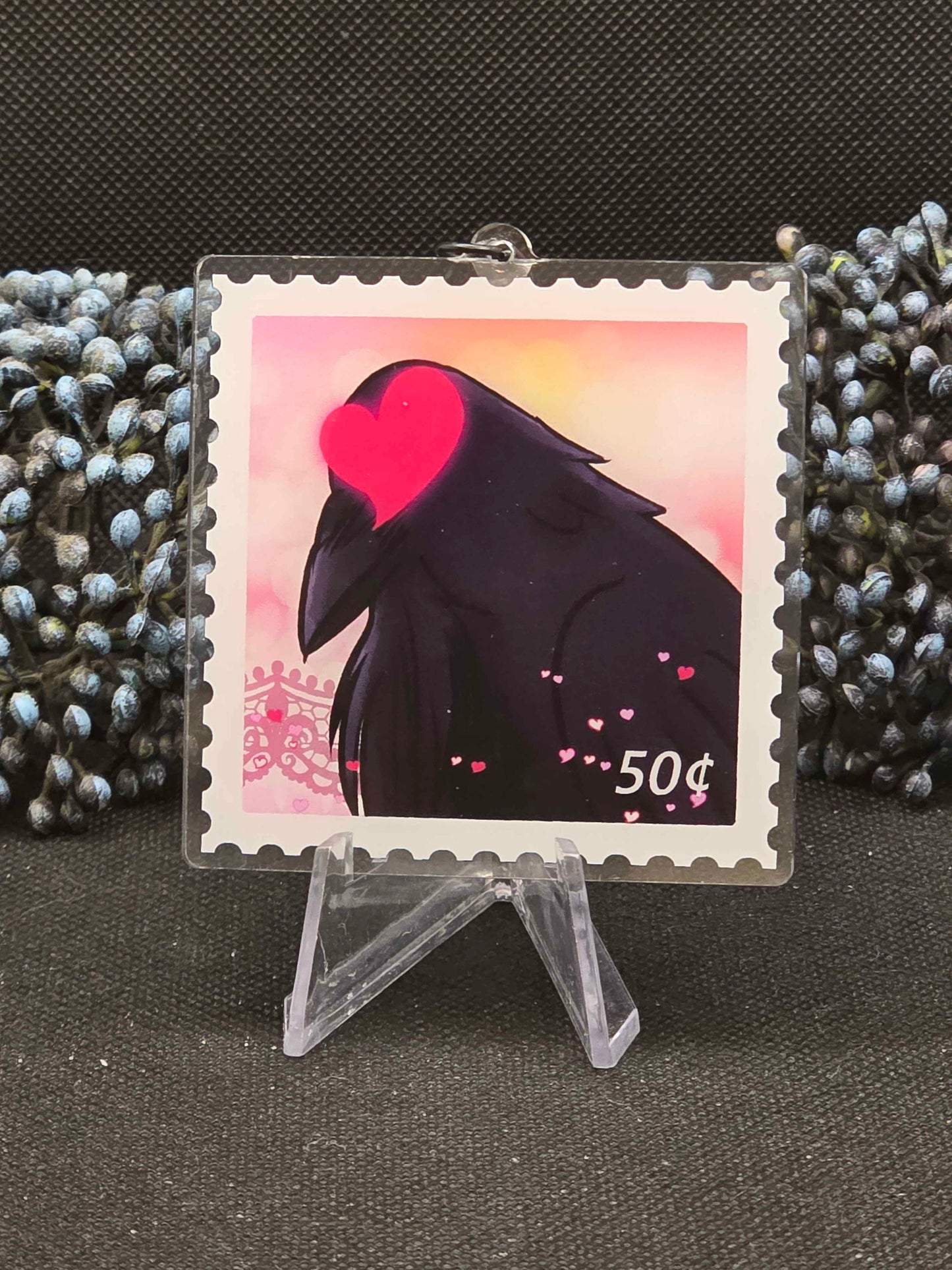Raven Stamp Keychain Series 1