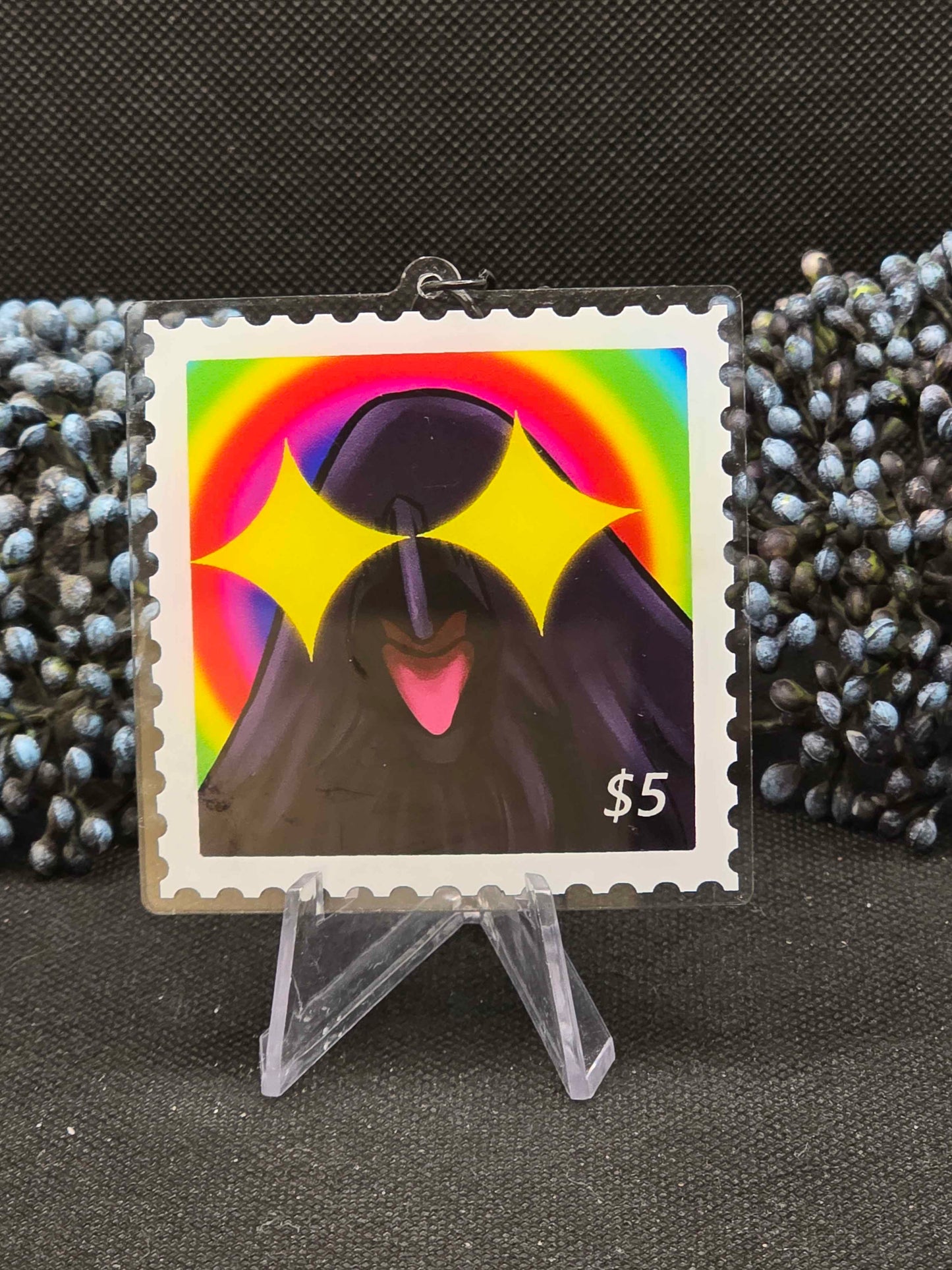 Raven Stamp Keychain Series 1