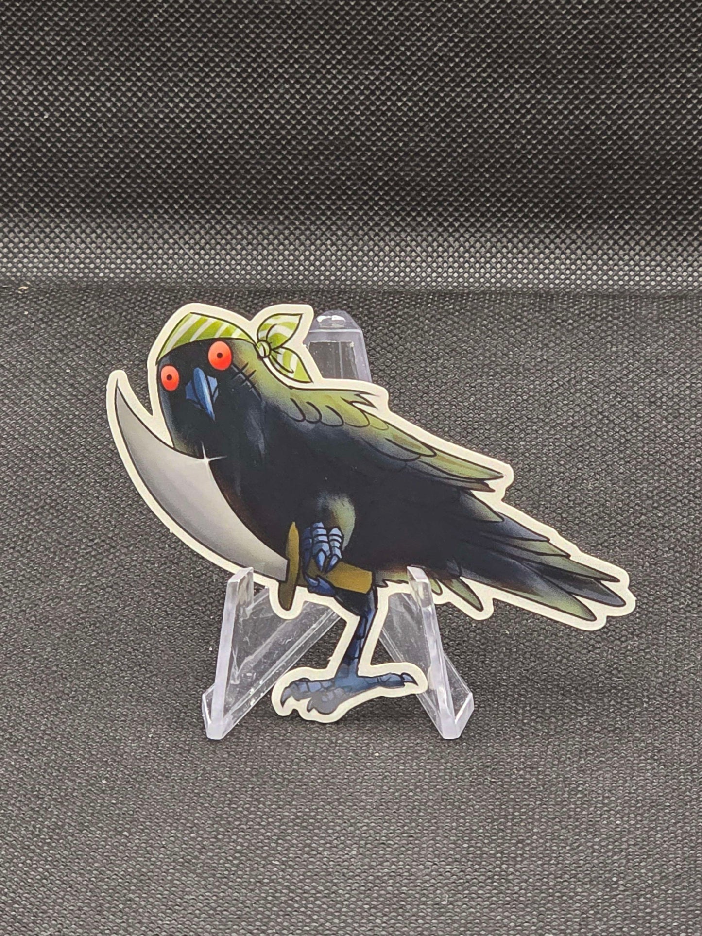 Pirate raven sticker