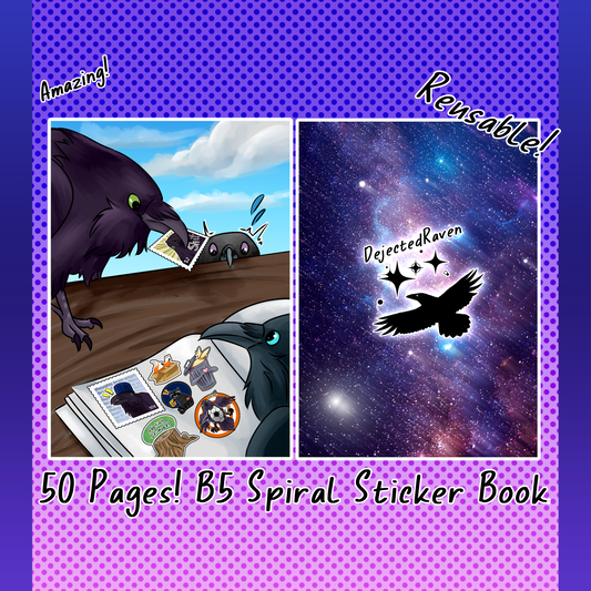 B5 Raven's collection Sticker Book - PREORDER