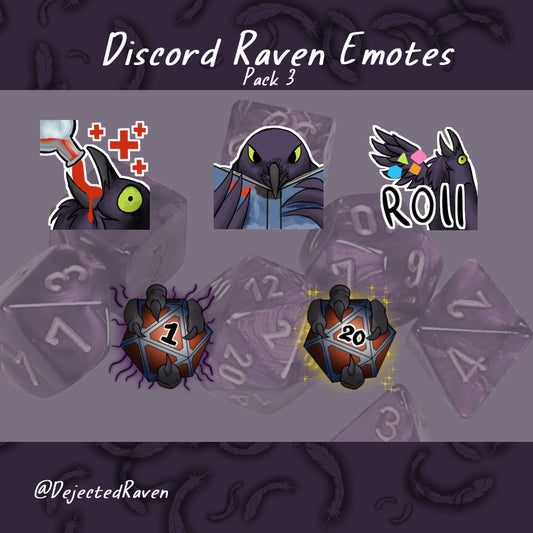 Discord Raven Emote Pack 3